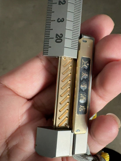 Quirky Ruler Titanium + Brass limited edition