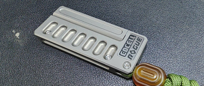 Quirky Ruler Titanium + Brass limited edition