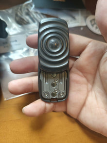 Ripple Tuning Fork Fidget Slider Zirconium Stonewashed