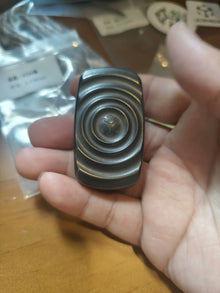 Ripple Tuning Fork Fidget Slider Zirconium Stonewashed