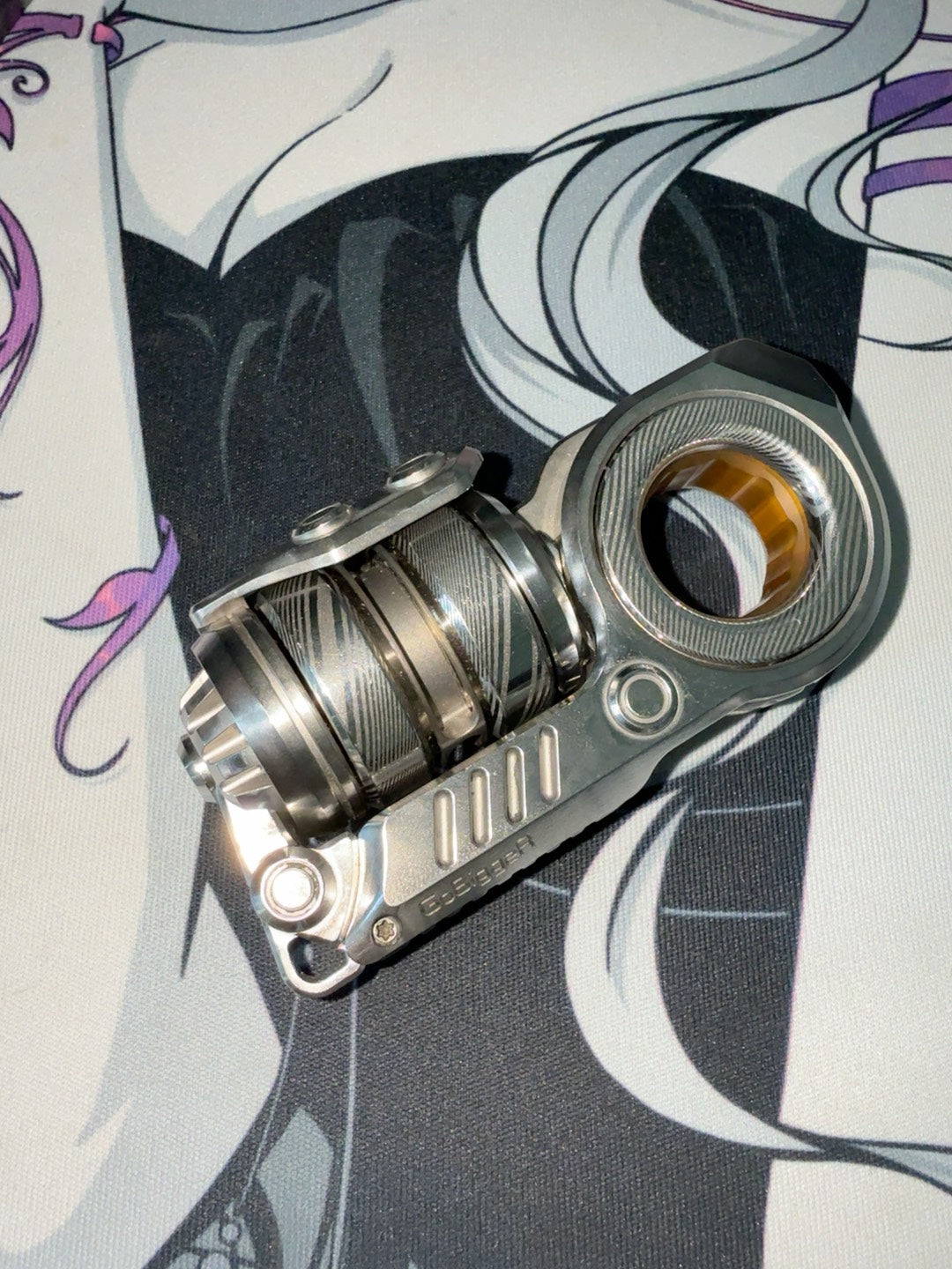 Sinian Stainless Steel Polished + Damasteel