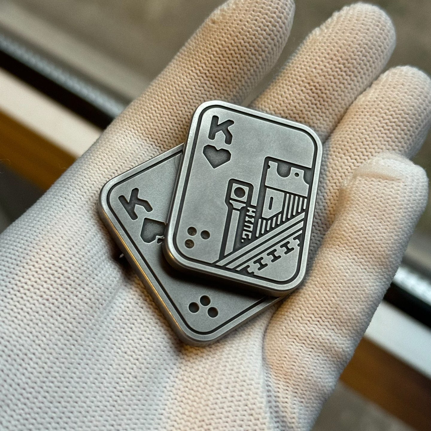 Poker Shuffle 2.0 Stainless Steel/Copper (KK)