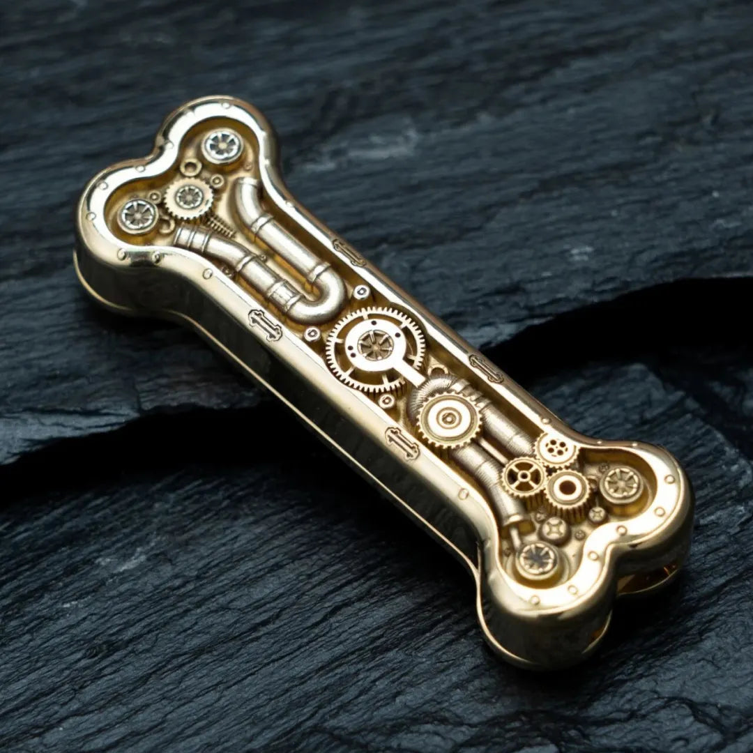 Steam Bone Brass engraving