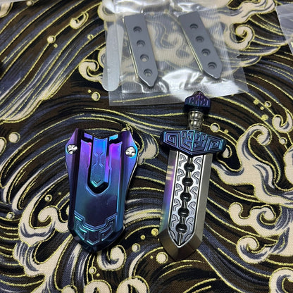 Taia Sword Oil Slick Zirconium