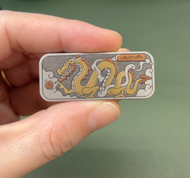 The Wandering Dragon Zirconium + Brass