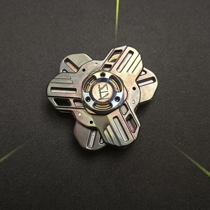 Tri linkage spinner Oil Slick Zirconium