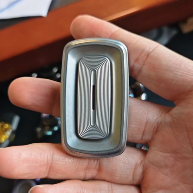 Wormhole Slider Stonewashed Stainless Steel