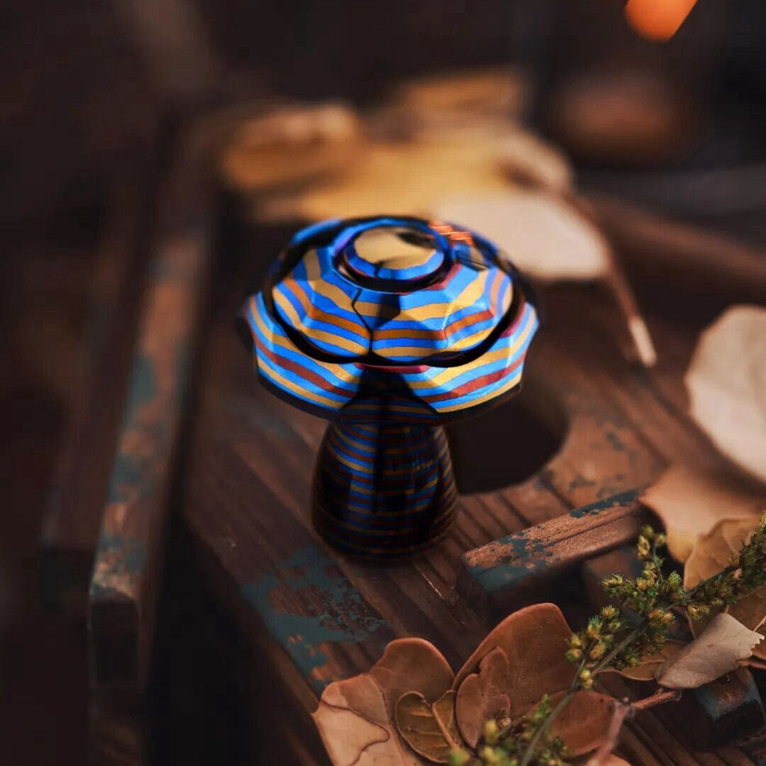 Poisonous Mushroom Tree-Ring Pattern Mokuti