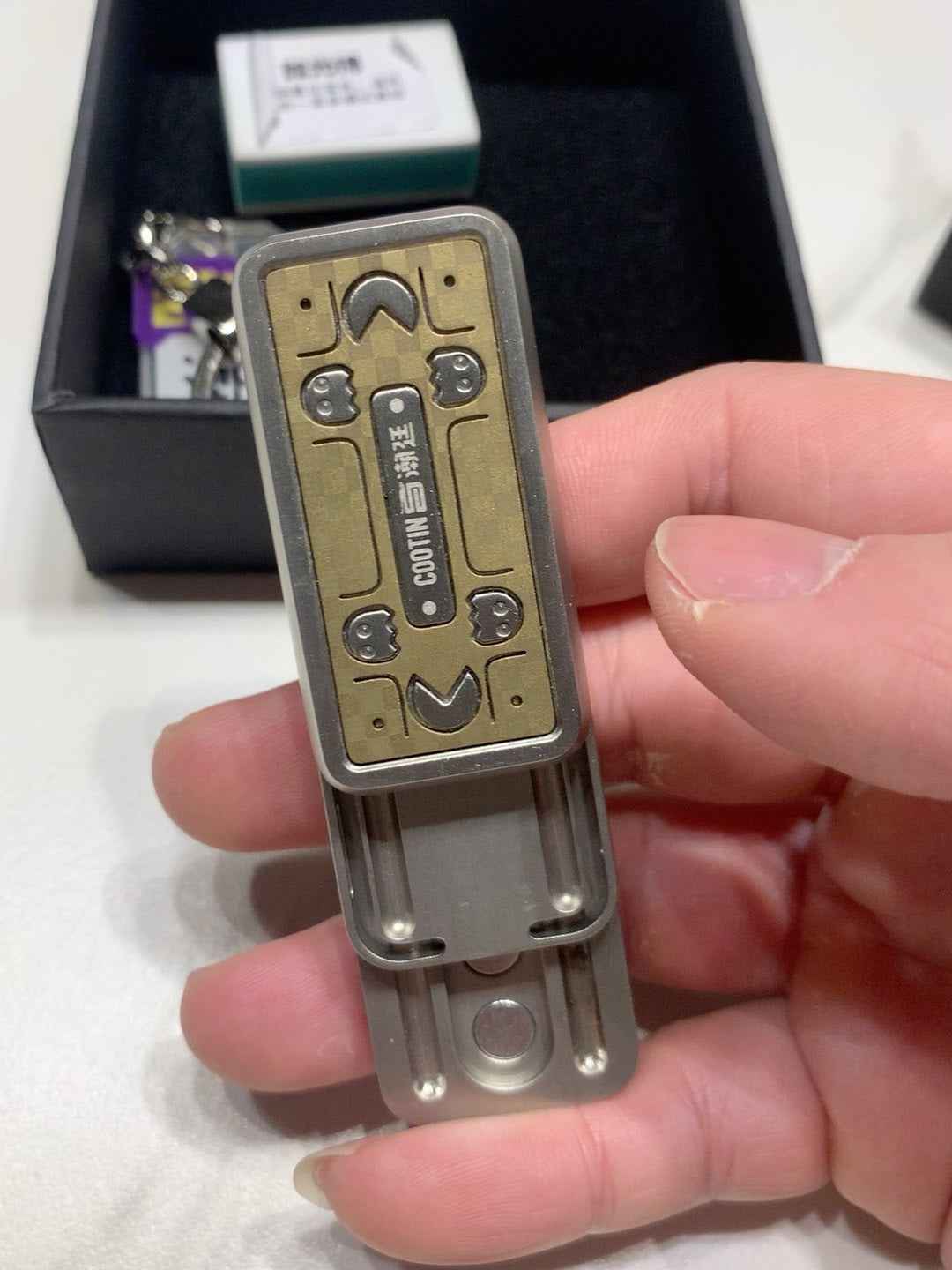 Pac Man Stainless Steel Brass