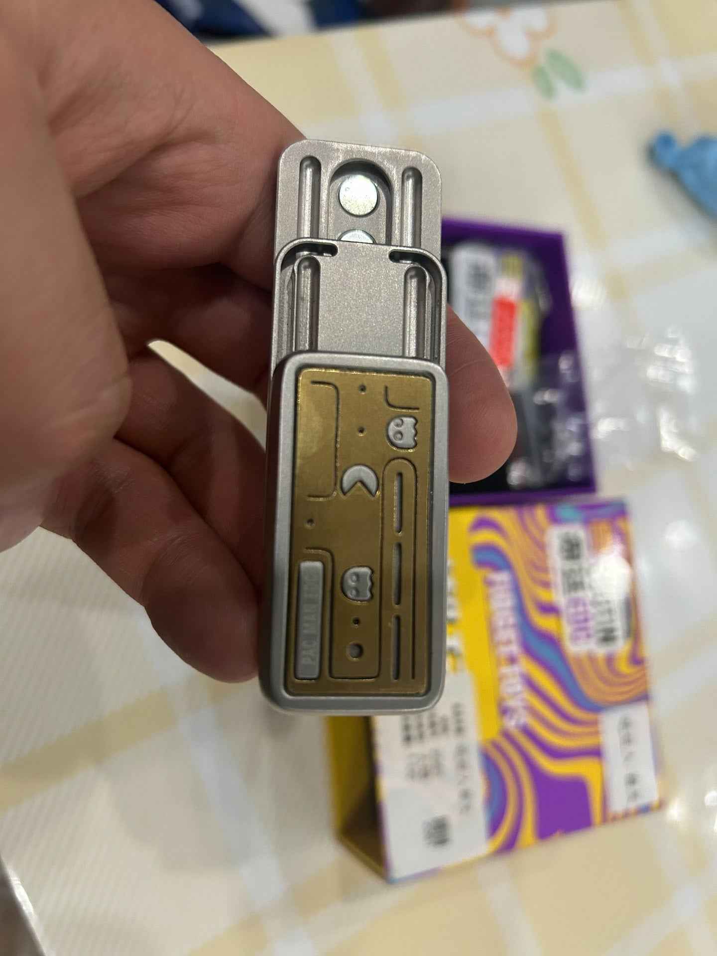 Pac Man Stainless Steel Brass