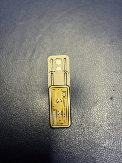 Pac Man Stainless Steel Brass