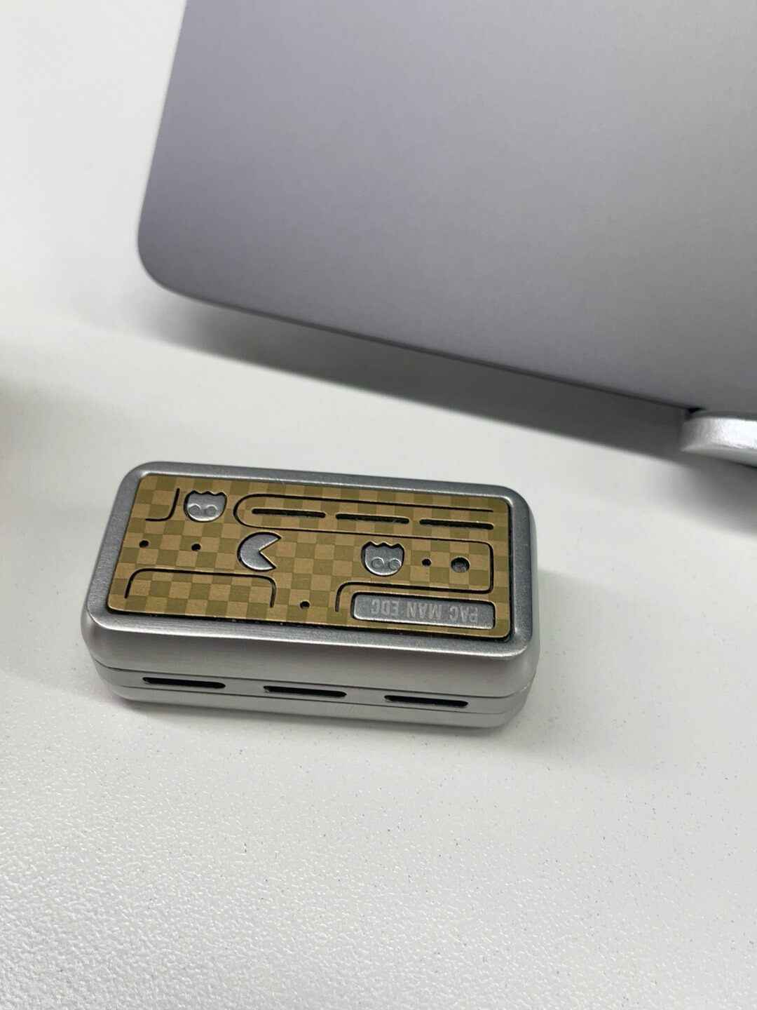 Pac Man Stainless Steel Brass