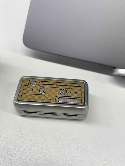 Pac Man Stainless Steel Brass