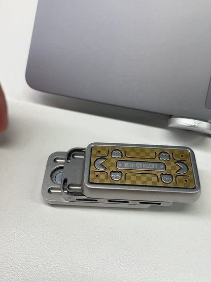 Pac Man Stainless Steel Brass