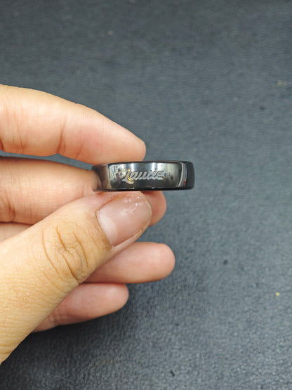Mechanic I Ring Slim Zirconium