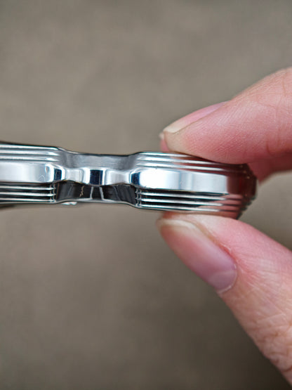 Obsidian Crystalized Stainless Steel Polished