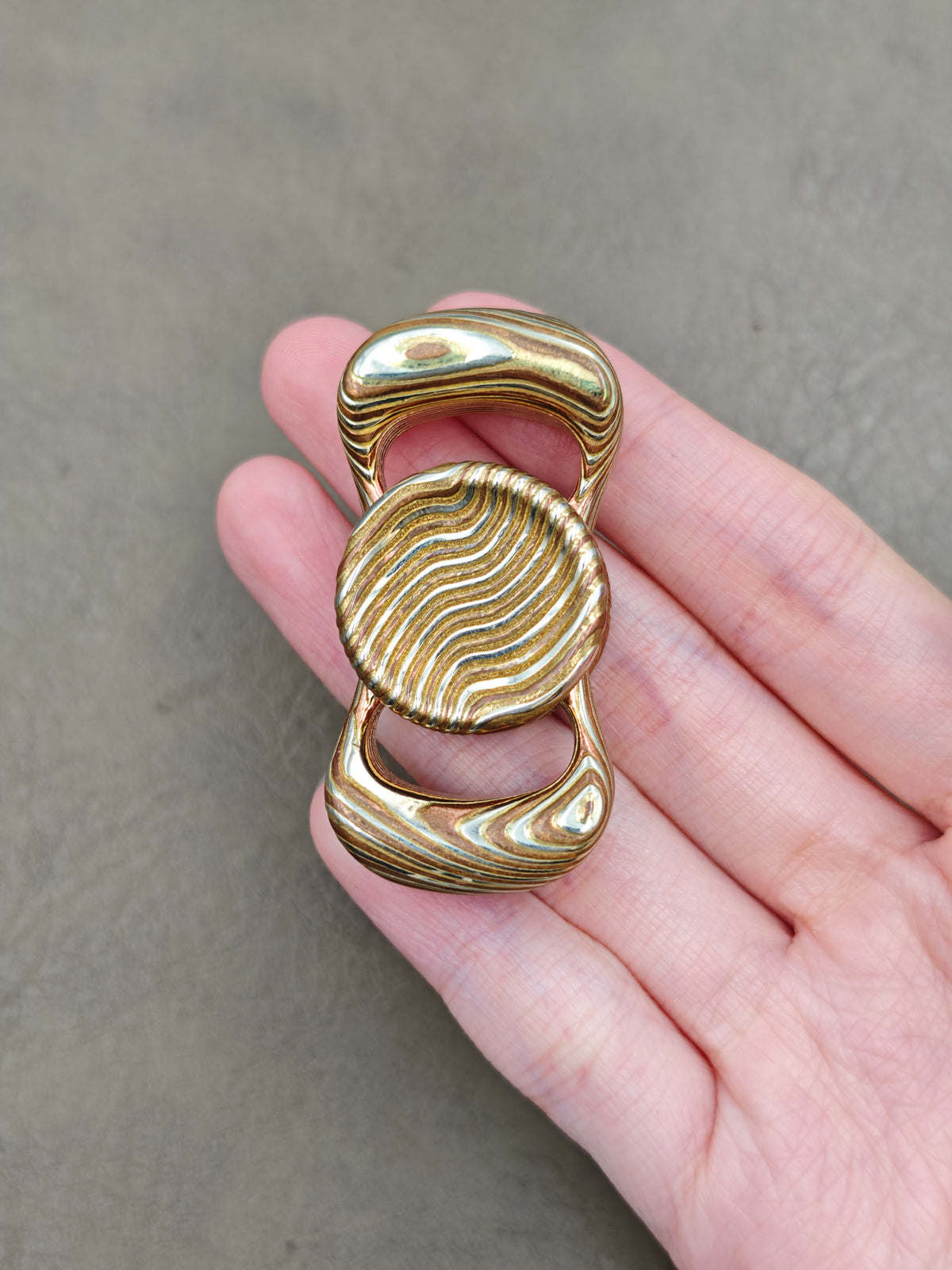 Two-Leaf Horizon Mokume
