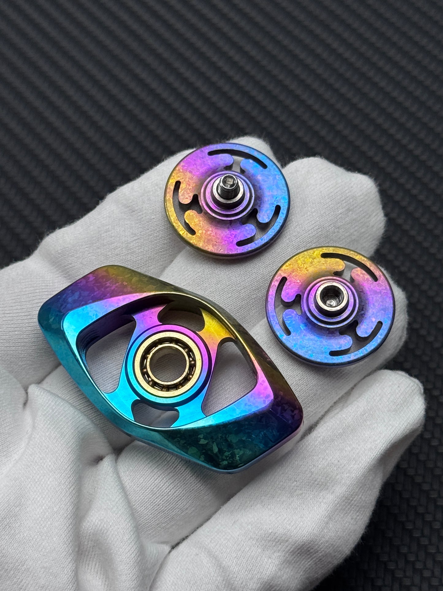 Snake Lock Accessories Bearing Cap Crystallized Titanium