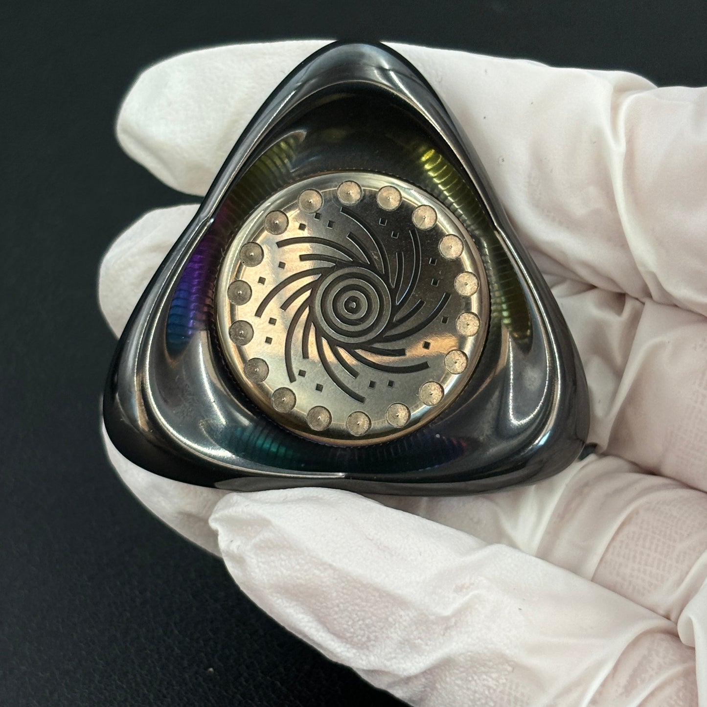 Crossing Zirconium Engraved