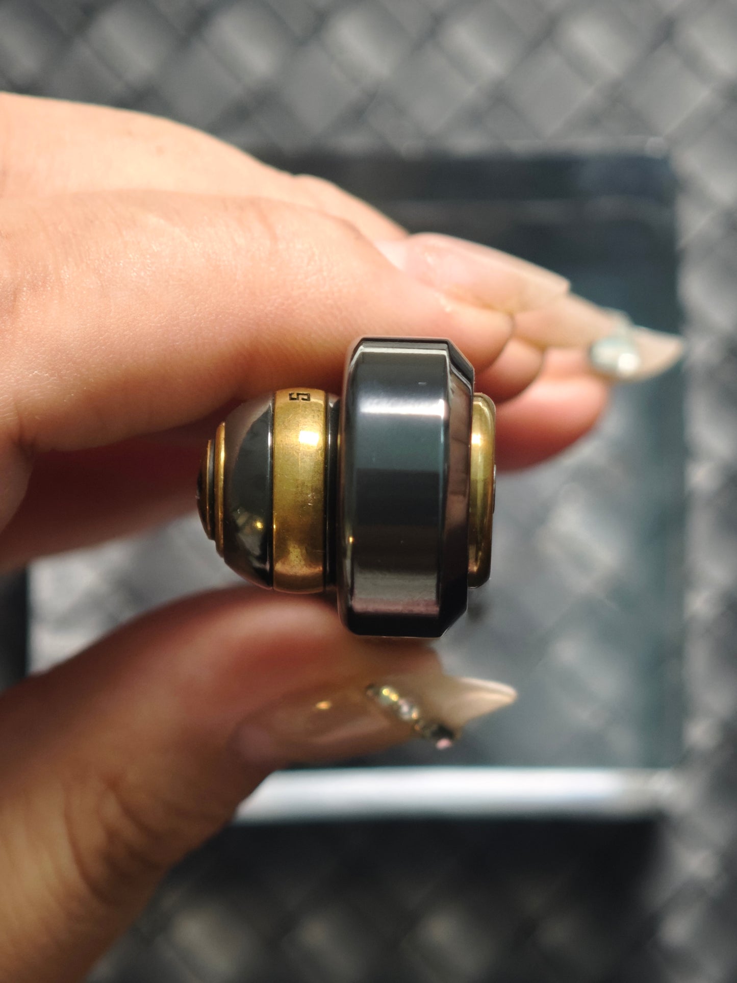 Cyber Ball Zirconium Brass
