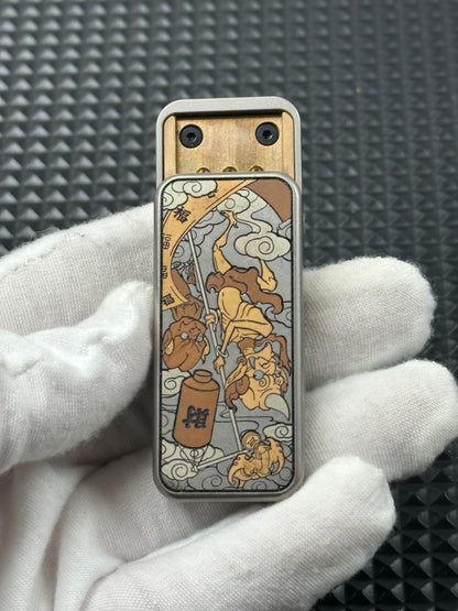 Zhong Kui Paperweight Titanium
