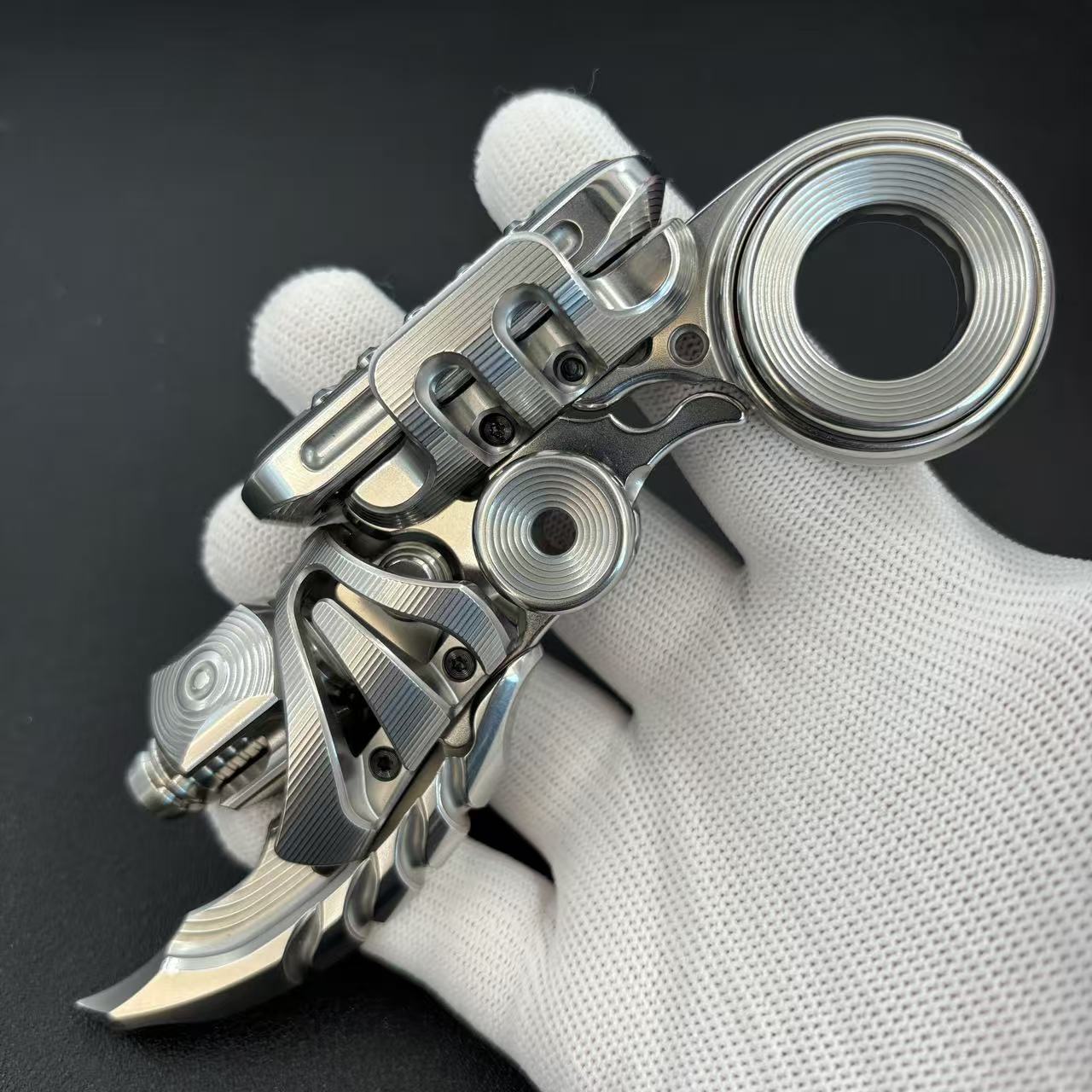 Exoskeleton Magnetic Mechanical Stainless Steel Blasted