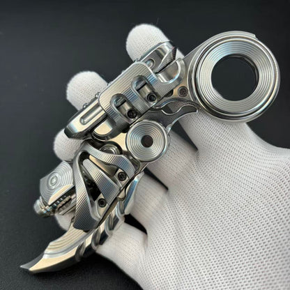 Exoskeleton Magnetic Mechanical Stainless Steel Blasted