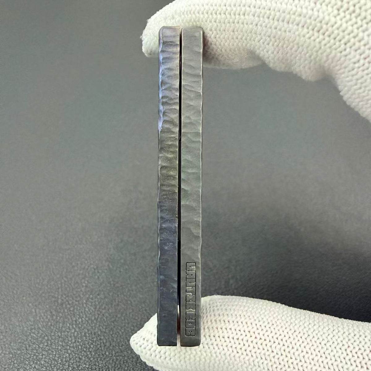 Choc Zirconium Color-Anodized Stone Textured