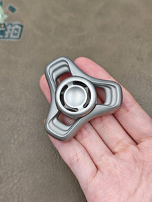 Folding Leaf Mini Stainless Steel Blasted