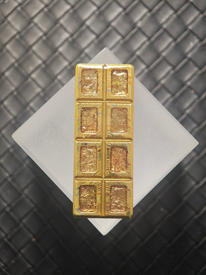 Wafer Mokume Resin-Sealed