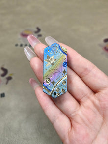Plane Titanium Engraved