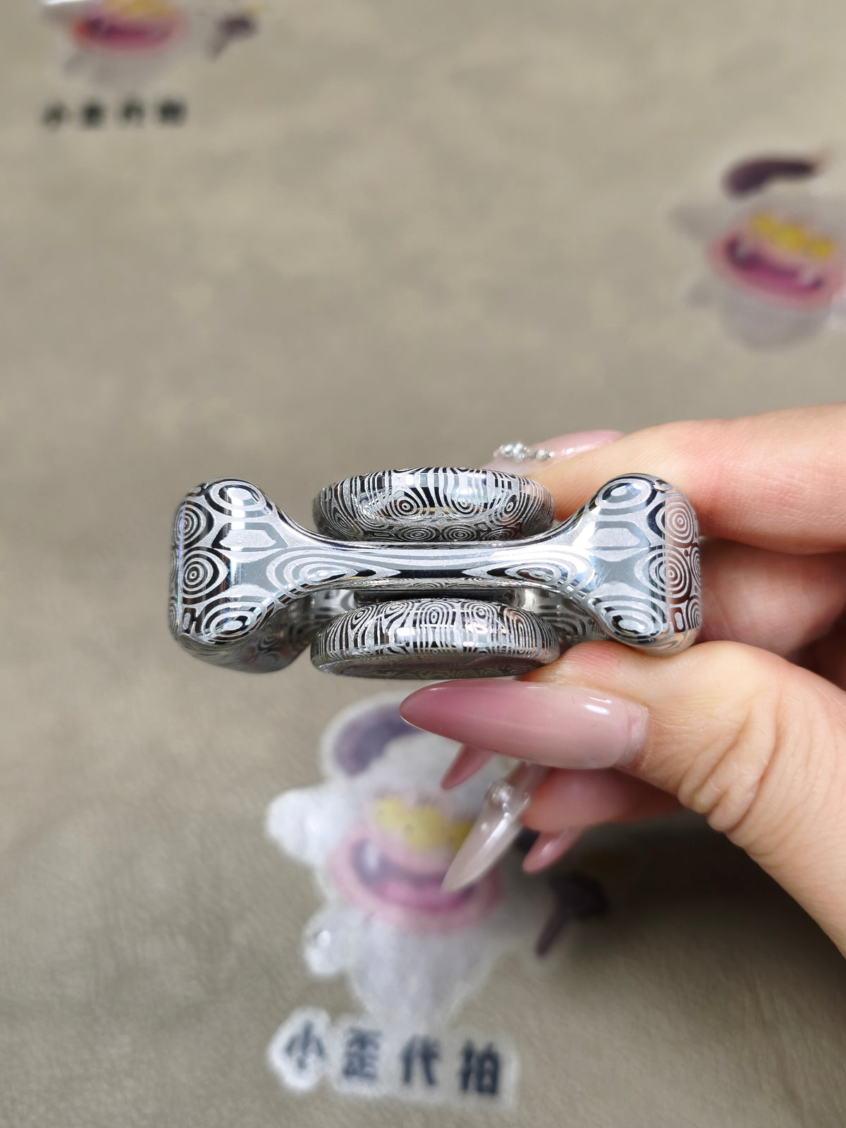 Two-Leaf Horizon Mega Damasteel