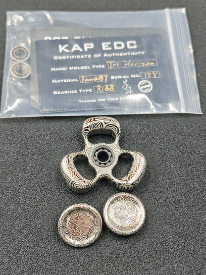 Three-Leaf Horizon Damasteel
