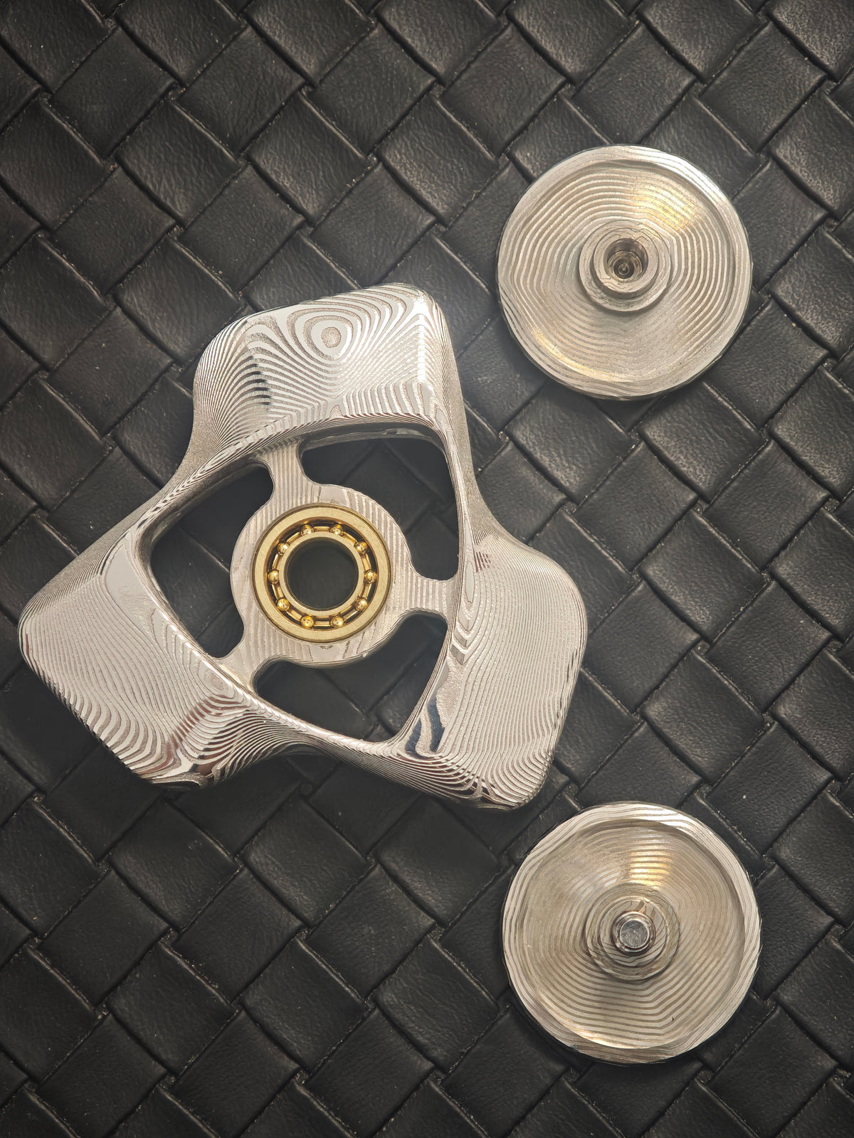 Phantom Dual Leaf Damasteel