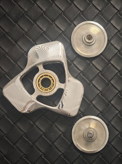 Phantom Dual Leaf Damasteel