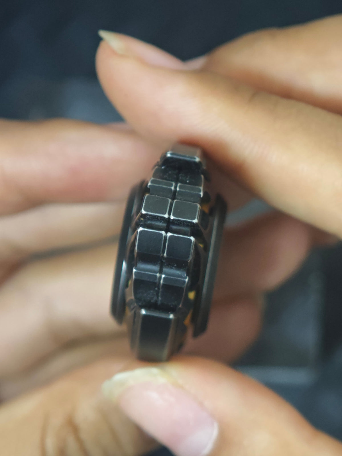 Dark Shell Opening Stainless Steel