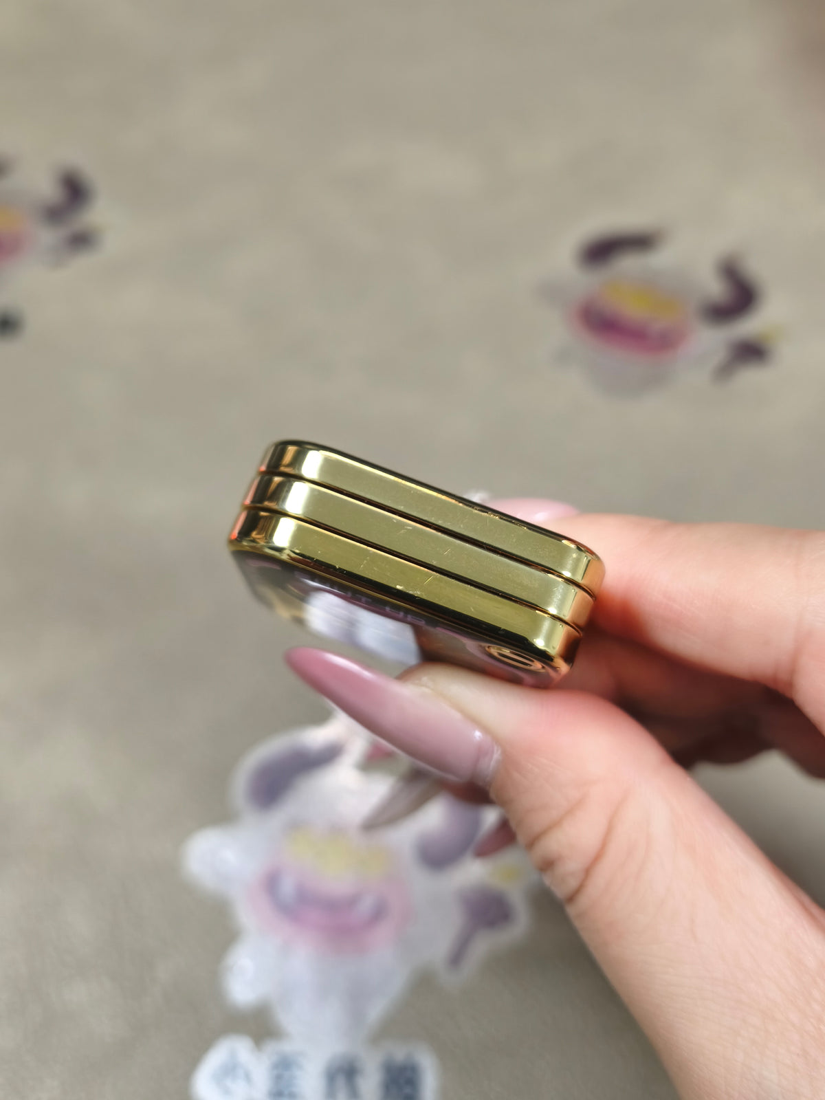 SNAP Zirconium Gold Plated Resin-Sealed