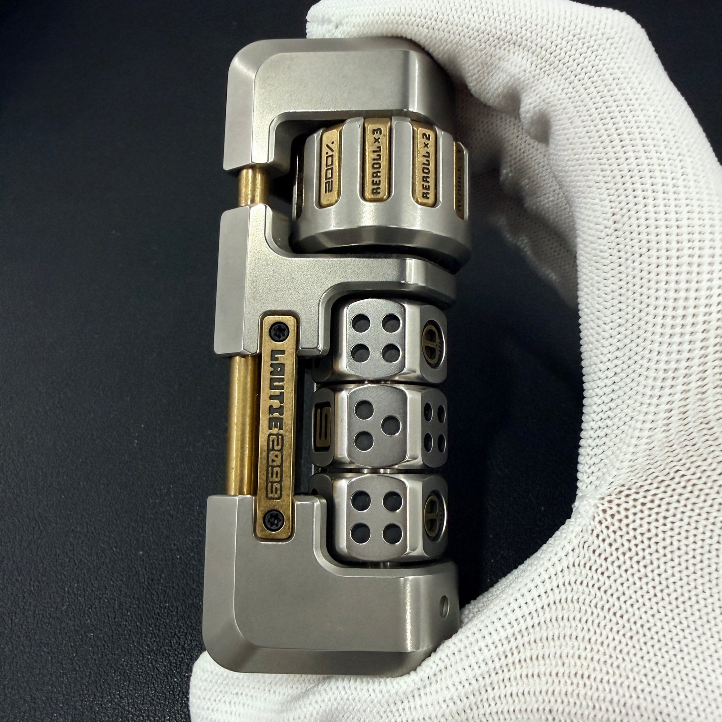 Jackpot 2.0 Deskset Brass Stainless Steel