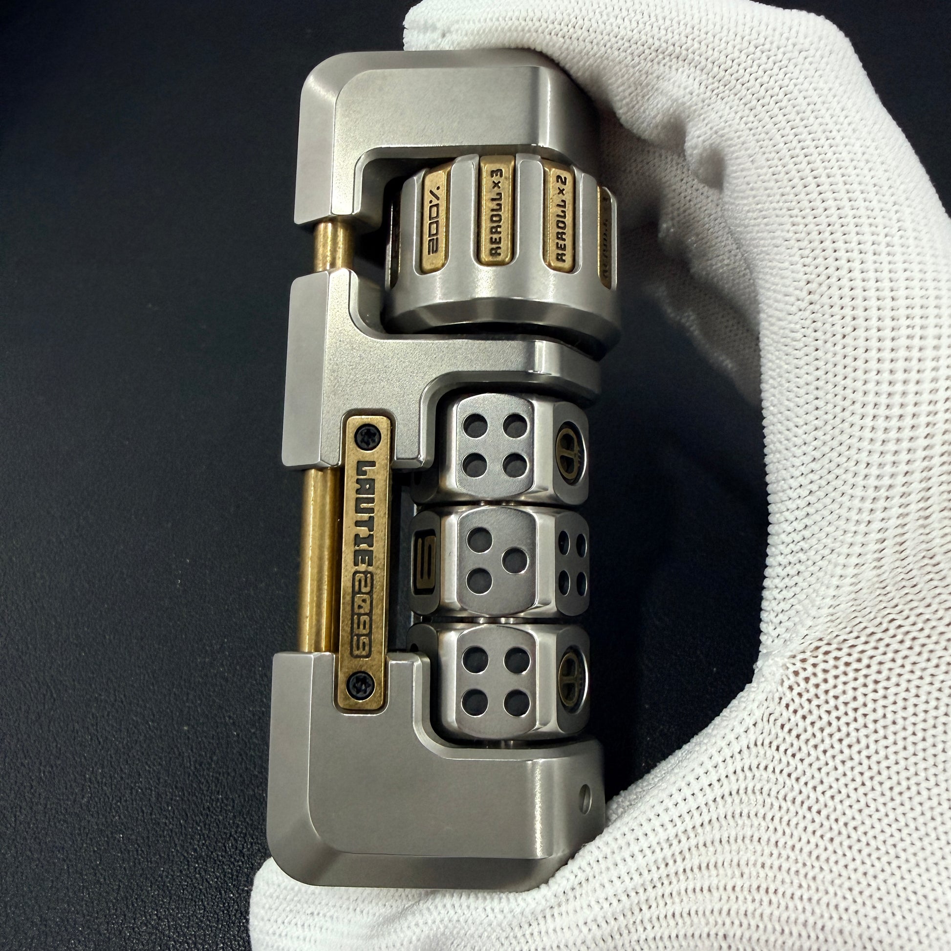 Jackpot 2.0 Deskset Brass Stainless Steel