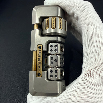 Jackpot 2.0 Deskset Brass Stainless Steel
