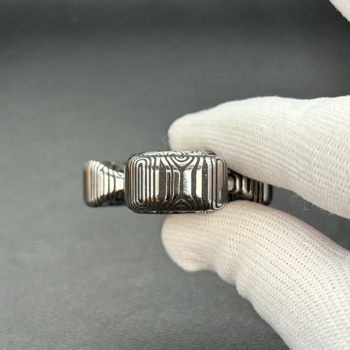 Three-Leaf Horizon Damasteel