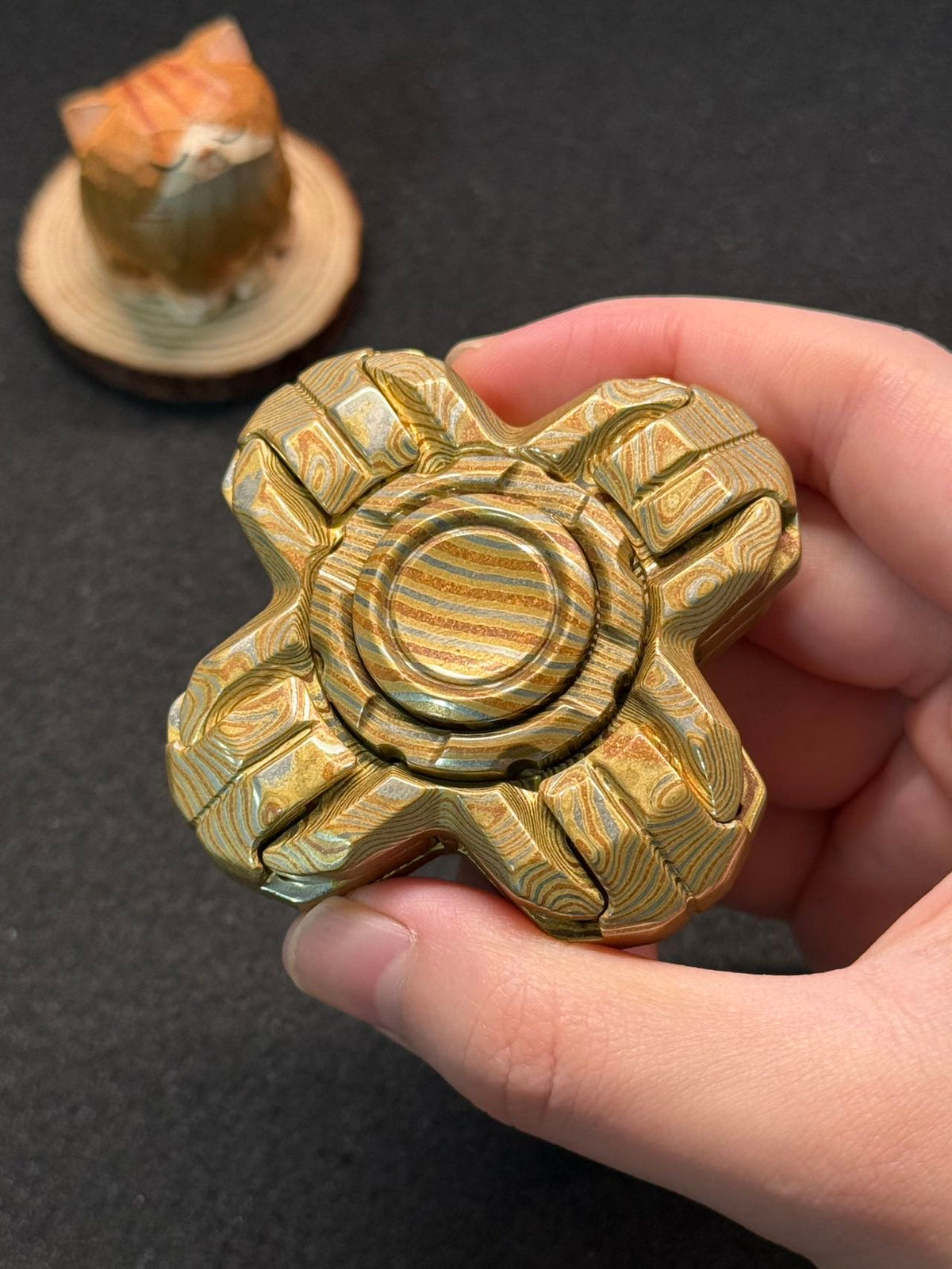 Armor Pie Shell Opening Mokume