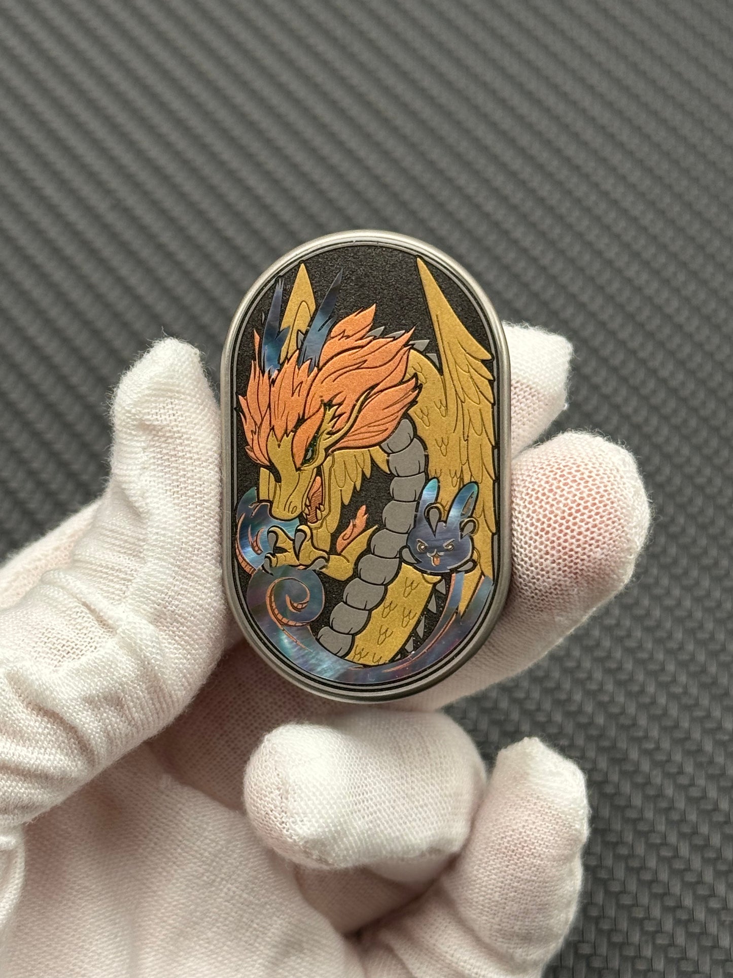 Couture Dragon Rhythm Titanium Resin-Sealed