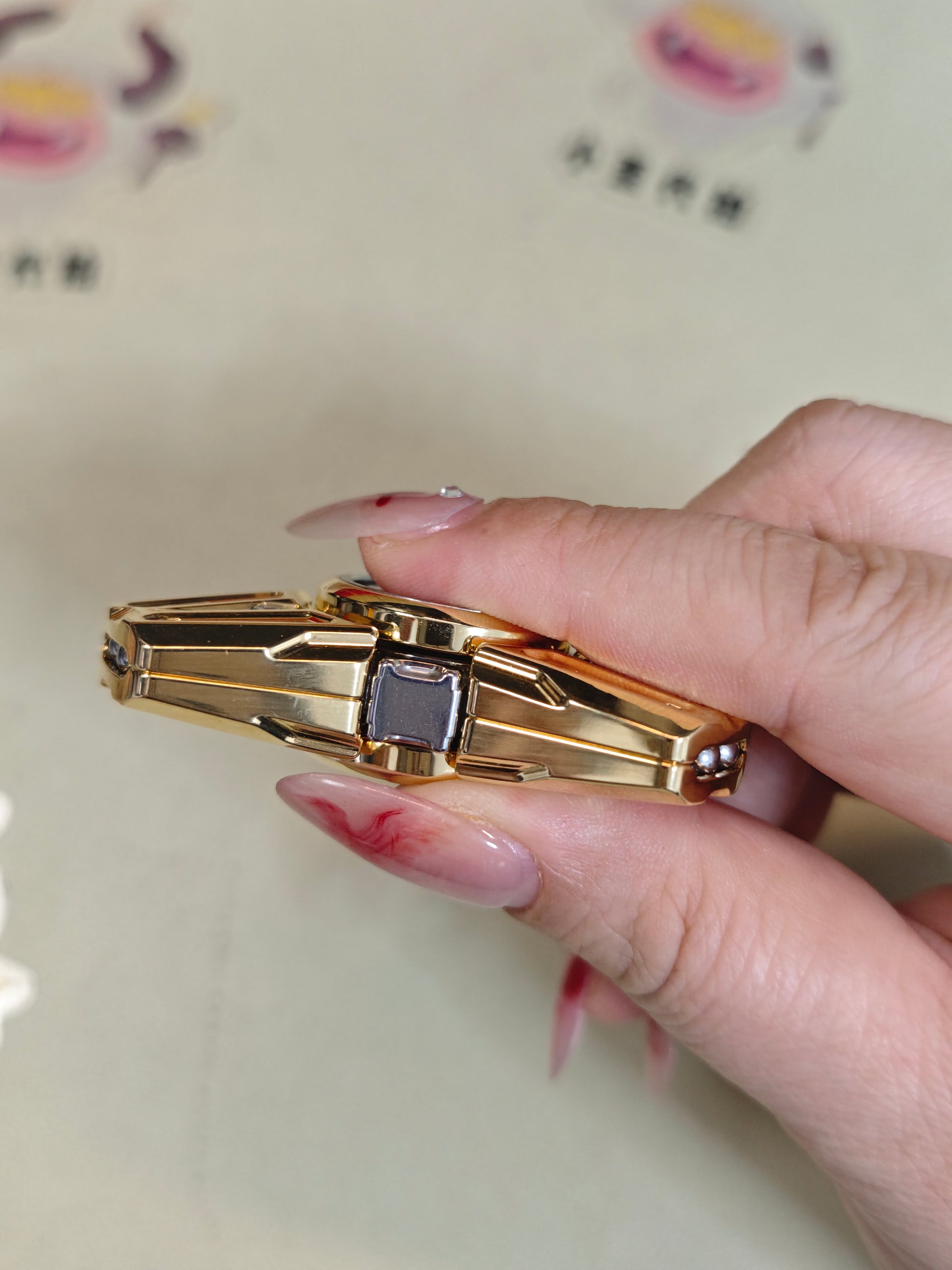 God of Time Stainless Steel Gold Plated
