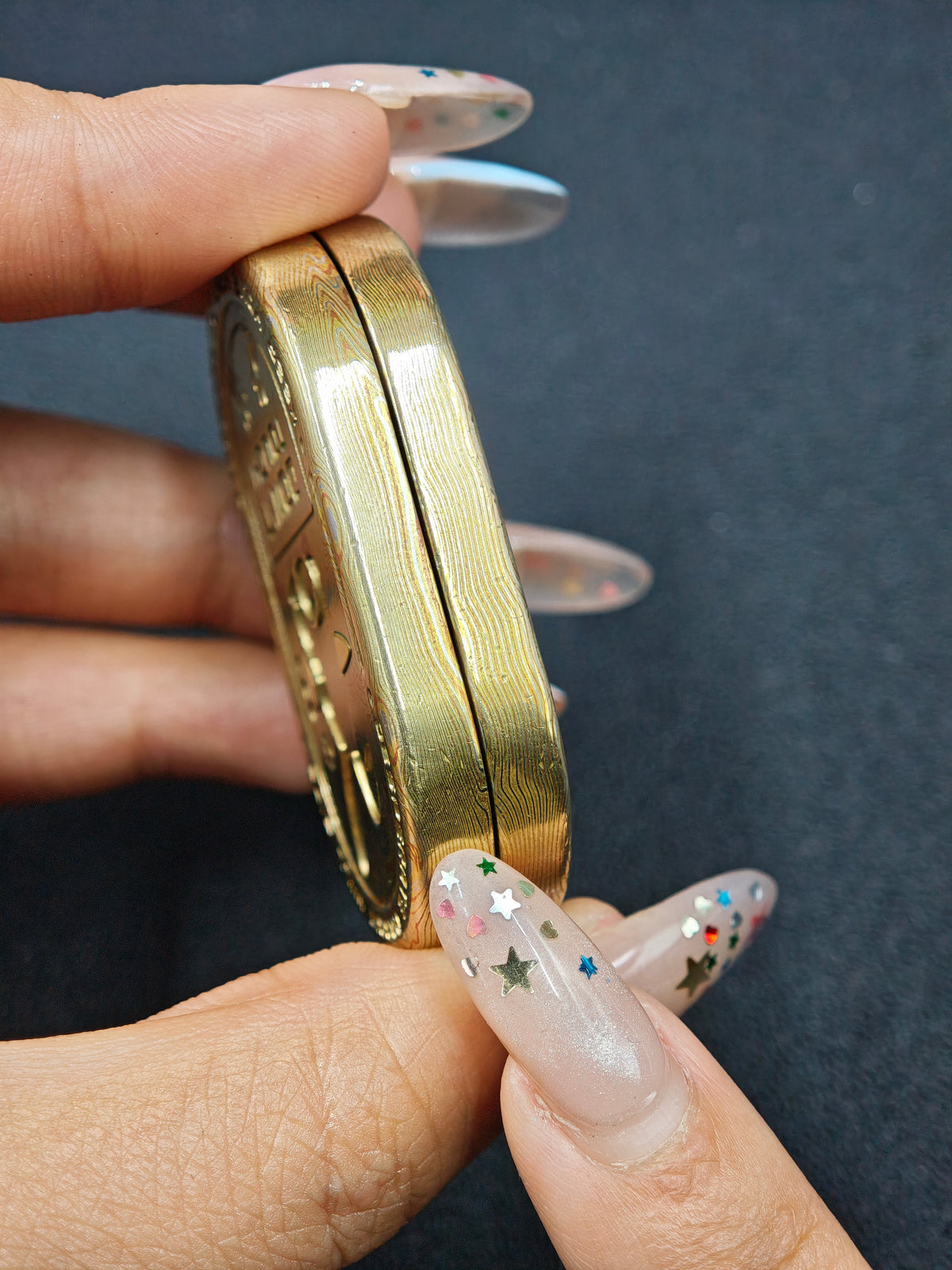 Grumpy Rabbit Rhythm Mokume Copper