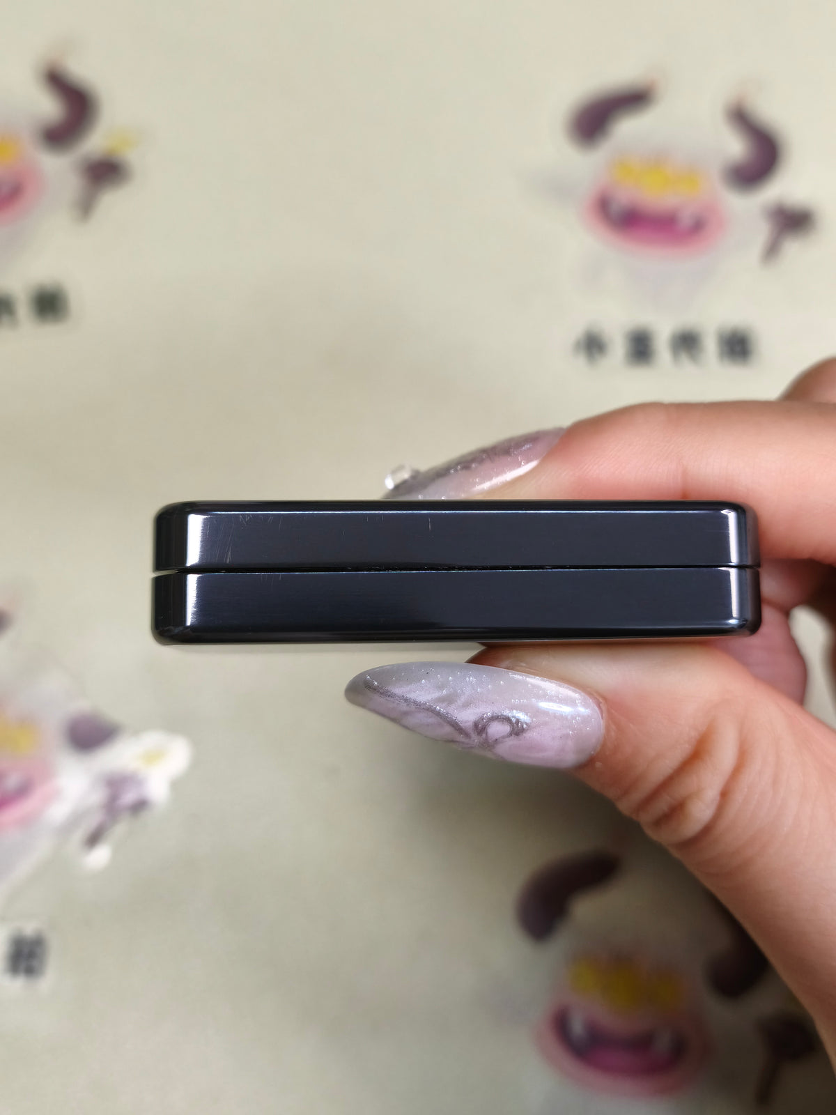 Brocade & Azure Paperweight Zirconium Polished