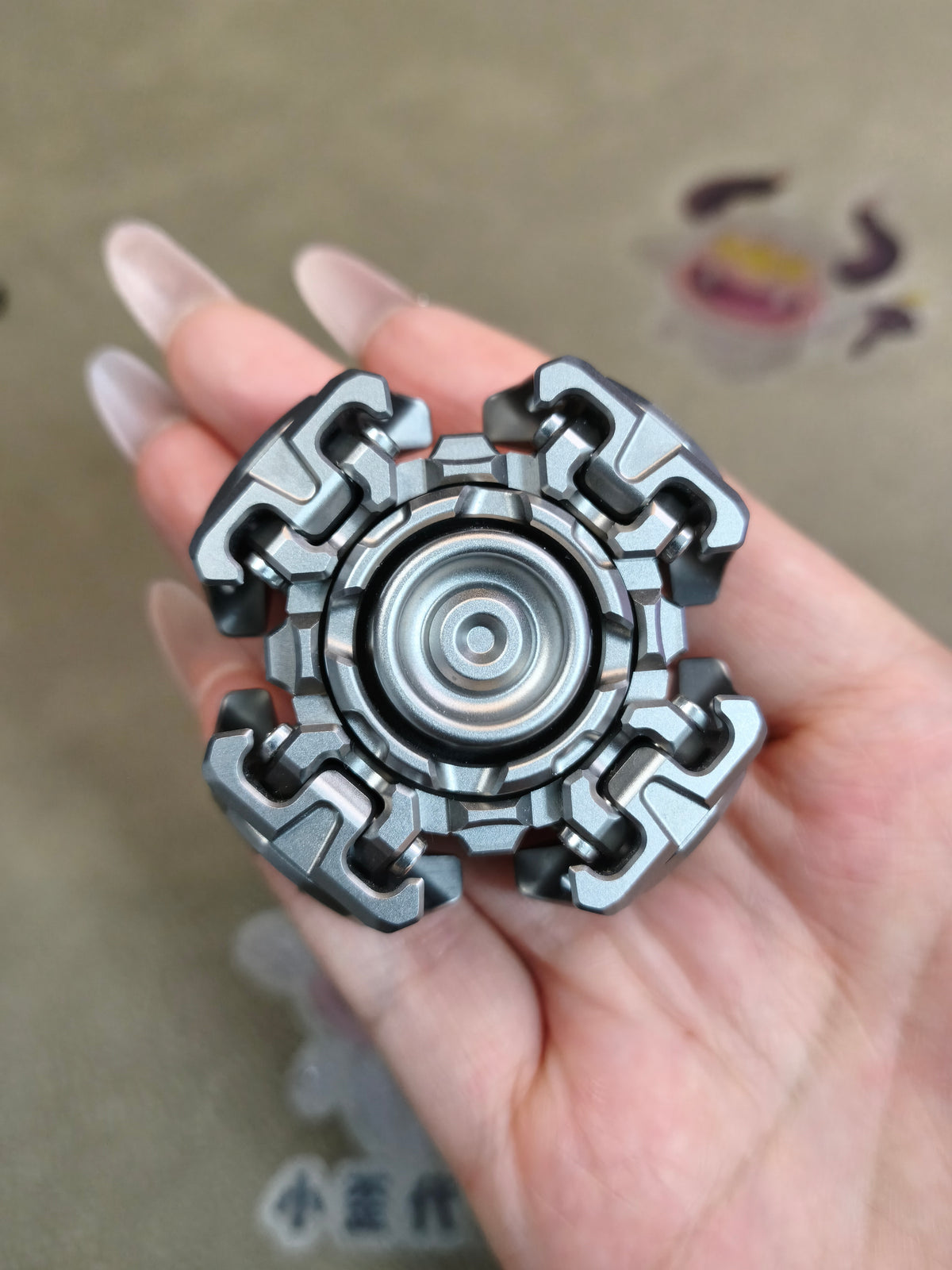 Ancient Iron Shell Opening Titanium Blasted