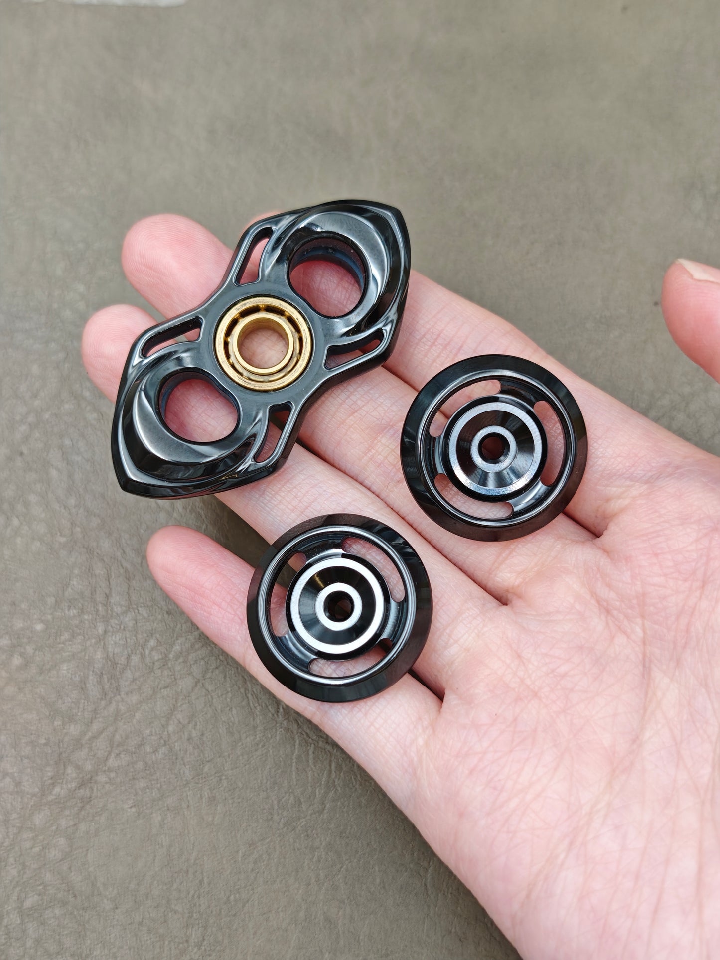 Feather Spirit Two Blade Zirconium