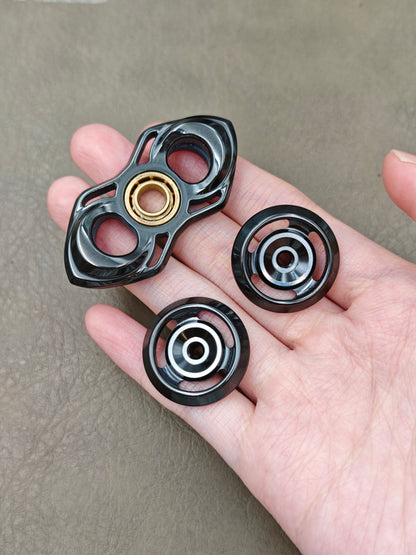 Feather Spirit Two Blade Zirconium