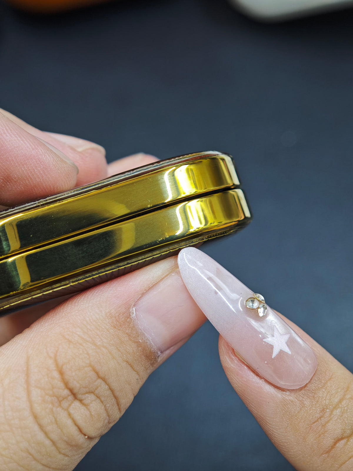 Dragon Rhythm Titanium Gold Plated Resin-Sealed